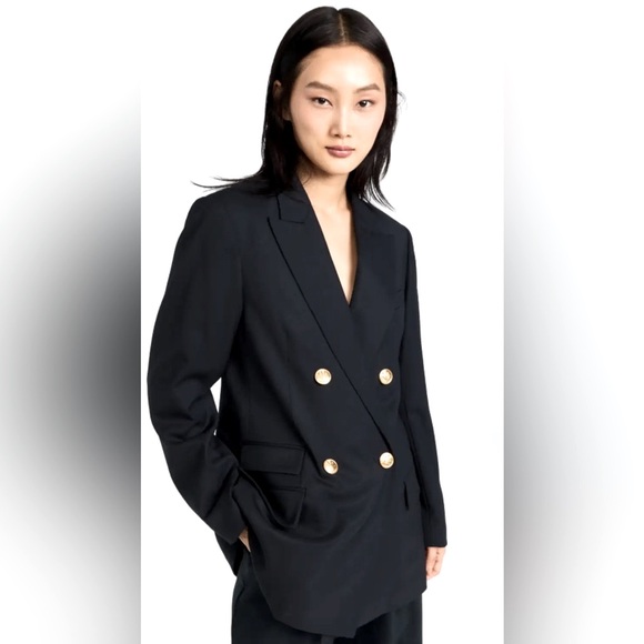 Zara double  breasted blazer with gold button - Picture 2 of 12